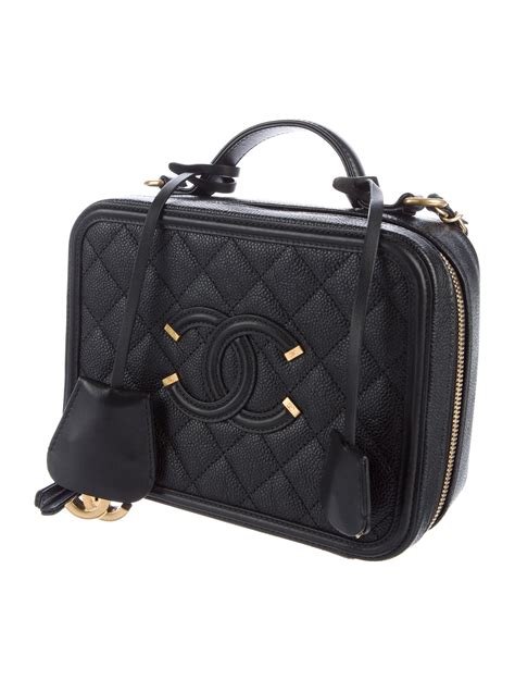 chanel filigree vanity case price|chanel vanity bag 2021.